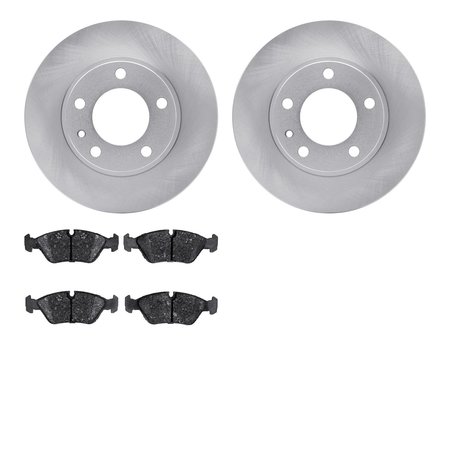 DYNAMIC FRICTION CO 6602-31047, Rotors with 5000 Euro Ceramic Brake Pads 6602-31047